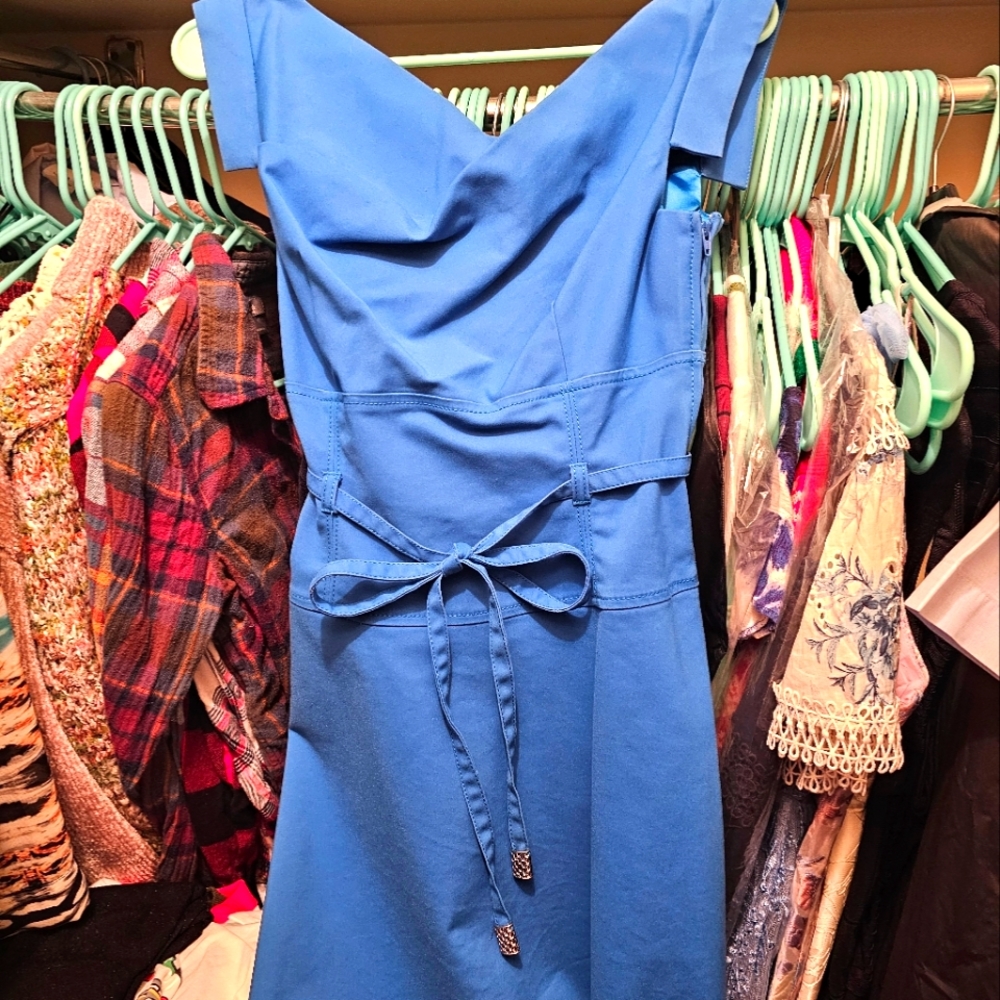 Guess ocean blue dress sz 0